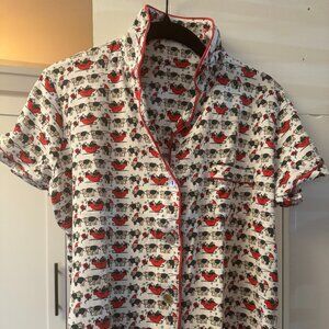 Roller Rabbit Christmas Elephant PJS Size M